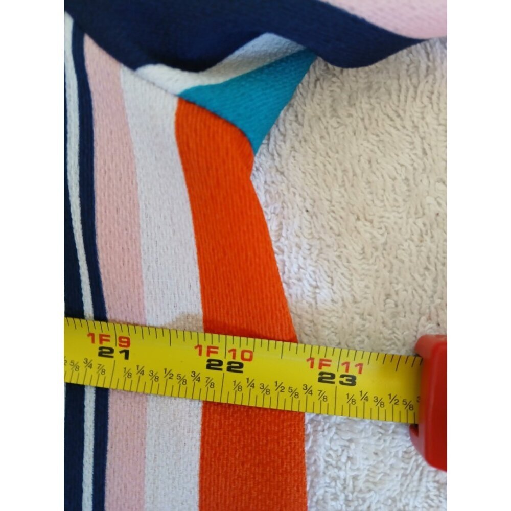 Signature Studio Off Shoulder‎ Blouse Womens XL Multi Colored Flowy Casual Boho - Picture 12 of 15